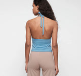 Core Tie Halter - Scandi Sea