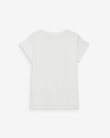 Cotton T-shirt with printed slogan rouge Vico