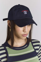 DM FLOWER CAP - NAVY