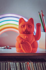 Donkey Lucky Cat Neon Orange