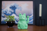Donkey Lucky Cat Mint Green