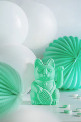 Donkey Lucky Cat Mint Green