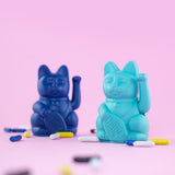 Donkey Lucky Cat Mini Dark Blue