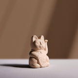 Donkey Lucky Cat Mini Ocher