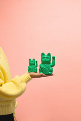 Donkey Lucky Cat Vivid Green