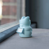 DONKEY Lucky Cat Solar Light Blue