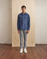 DREUILLE PANTS WOVEN - MEDIUM GREY MELANGE