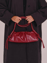 DUMPLING BAG - CHERRY RED