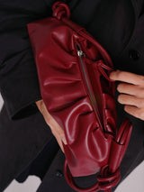 DUMPLING BAG - CHERRY RED