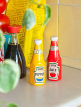 DOIY Corner Shop Salt and Pepper Shakers Ketchup Mustard
