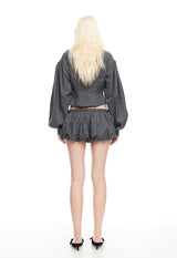 ECLIPSE MINI SHORT - ONYX PLAID