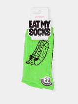 EAT MY SOCKS Easily Distracted Flat Socks