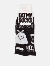 EAT MY SOCKS Trash Flat Socks
