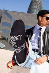 EAT MY SOCKS Trash Flat Socks