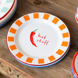 ENAMEL PLATE CHILLI 20CM