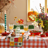 TALKING TABLES Orange Hot Stuff Chilli Enamel Dish 20cm