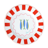 TALKING TABLES Fish Enamel Plate 25cm