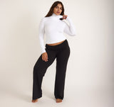 EVERYDAY STRAIGHT LEG PANTS - BLACK