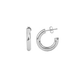 Essentials Silver plated Hoop Pin Thick Plain