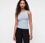 Everyday Boat Neck Top - Cloudy Blue