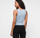 Everyday Boat Neck Top - Cloudy Blue