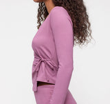 Everyday Wrap Top - Sugar Plum