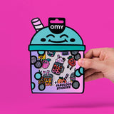 FABULOUS STICKERS - BIG - BUBBLE TEA