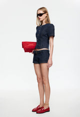 FEMME BLOUSE - DARK DENIM