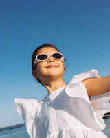 Creative Shield Sunglasses-Coral Brush -3-7Y