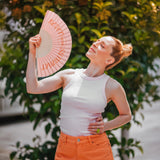 FISURA Abanico never ending summer Orange