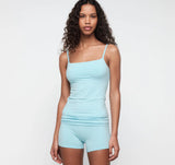 Flex Foldover Shorts - Tropical Tide