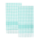 GINGHAM FABRIC NAPKINS MINT 45 X 70CM