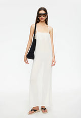 GLACIAL MAXI DRESS - BUTTER