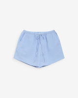 Gingham cotton shorts ciel Waylen