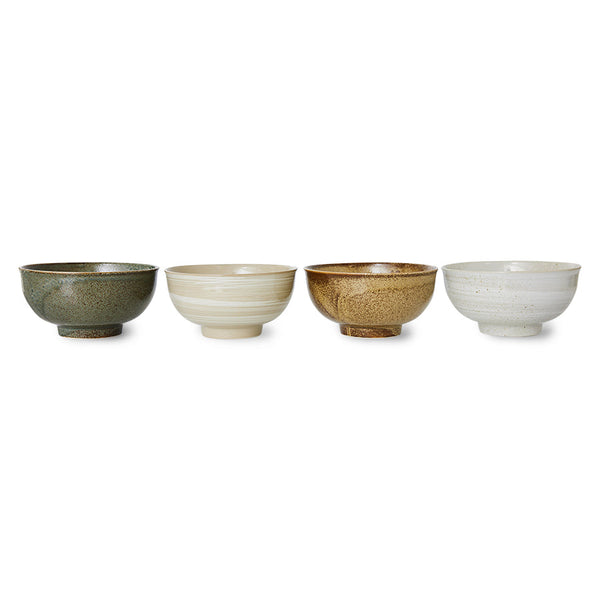 HKLiving kyoto ceramics japanese noodle bowls set 