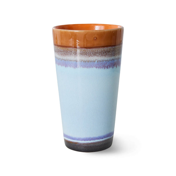 HKLiving 70s ceramics latte mug Ash