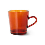 HKLiving 70s glassware coffee cups Amber Brown set
