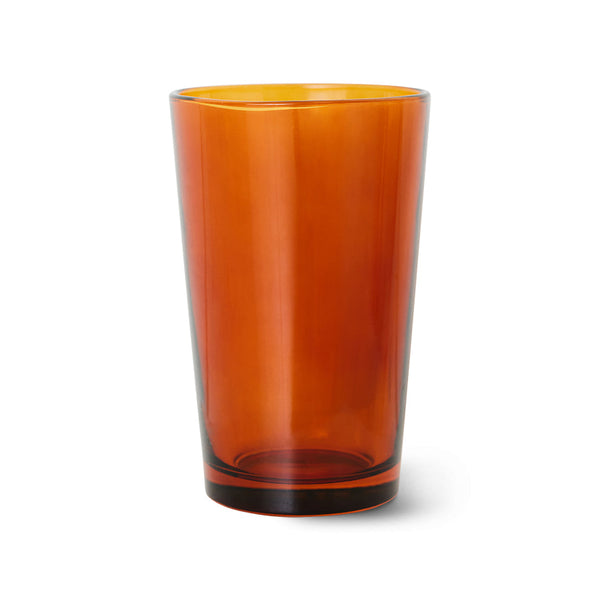HKLiving 70s glassware tea glasses Amber Brown set 