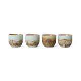 HKLIVING 70s ceramics cafe cup shell
