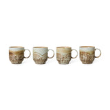 HKLIVING 70s ceramics cafe mug shell