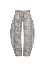HORSESHOE JEAN - PYTHON