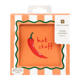 TALKING TABLES Hot Stuff Chilli Cocktail Paper Napkins Pack