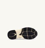 HYPERWAY SNEAKERS IN CIGAR AND SILVER MESH AND SUEDE (MAN)