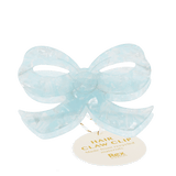 Hair claw clip - Blue Bow