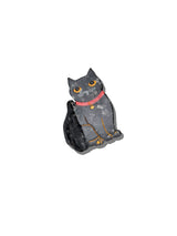 Hand-painted Kawaii Cat Claw Hair Clip - Black