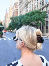 Hand-painted Kawaii Cat Claw Hair Clip - Black