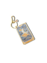 Hand-painted Moon Tarot Card Bag Charm + Keychain