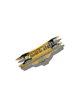 Hand-painted Yellow Taxi Cab Claw Hair Clip