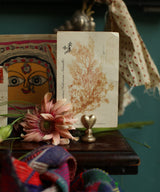 Holly Heart Card Holder Brass