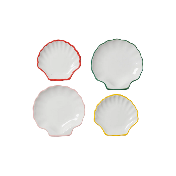 Mini Shell Plates Set of 4